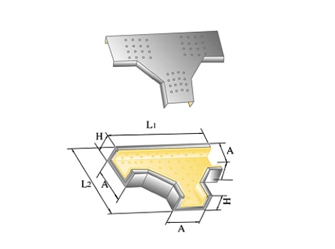 horizontal 3-way cross