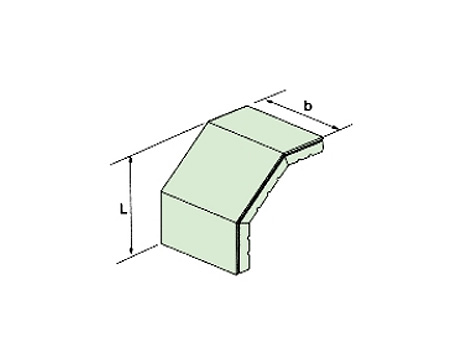 vertical up bended connection shield